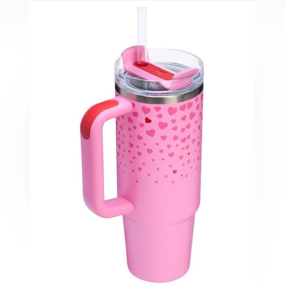 Target Stanley 30oz Stainless Steel H2.0 Flowstate Quencher Tumbler Sweet Hearts - Picture 6 of 8